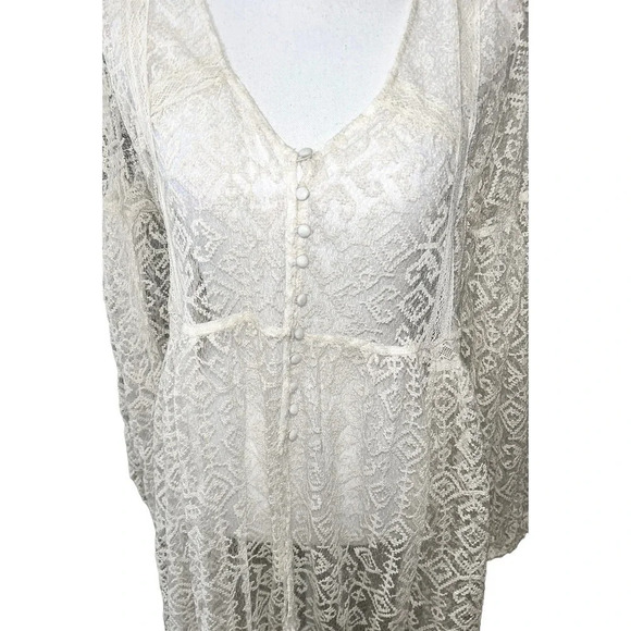 Anthropologie Maeve San-Michel Lace Duster - Picture 5 of 12